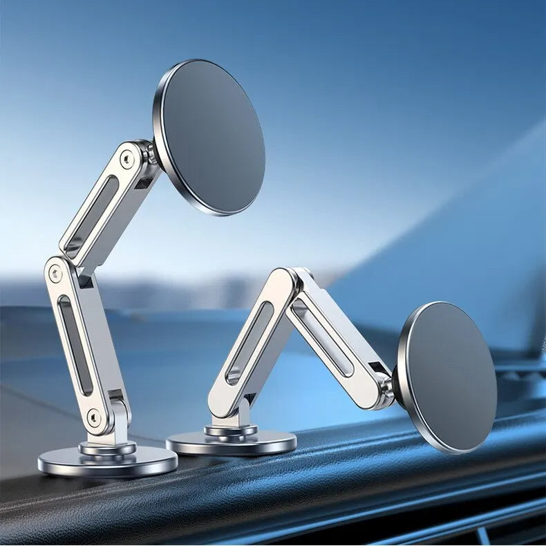 Clariom MagSafe Phone Holder – Magnetic Mount with 360° Arm for Car & Desk