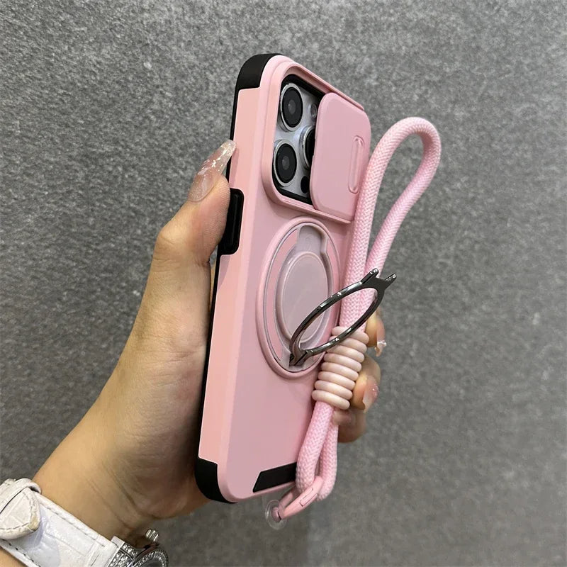 Clariom iPhone Armor Case – MagSafe, Camera Cover & Kickstand