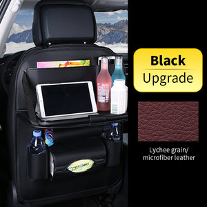 Car Back Seat Organizer with Foldable Table – Multi-Pocket Storage Bag
