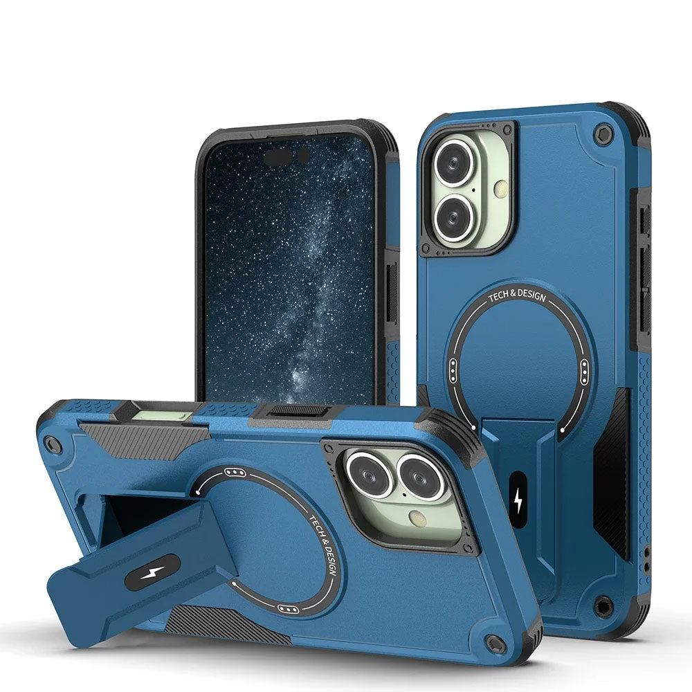 Clariom Shockproof Magnetic iPhone Case – Anti-Fall Corners & Scratch-Resistant