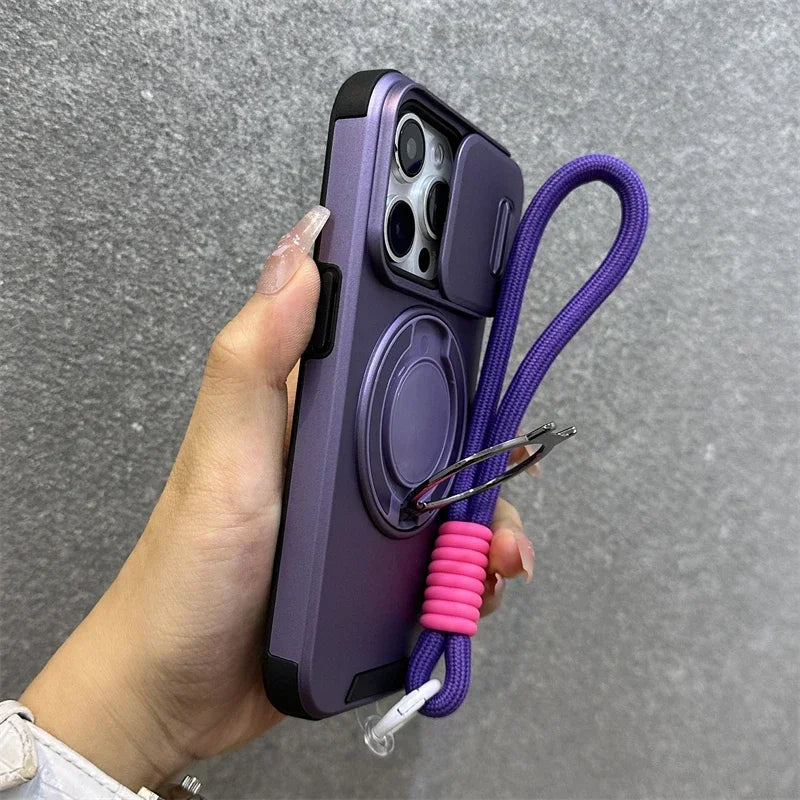 Clariom iPhone Armor Case – MagSafe, Camera Cover & Kickstand