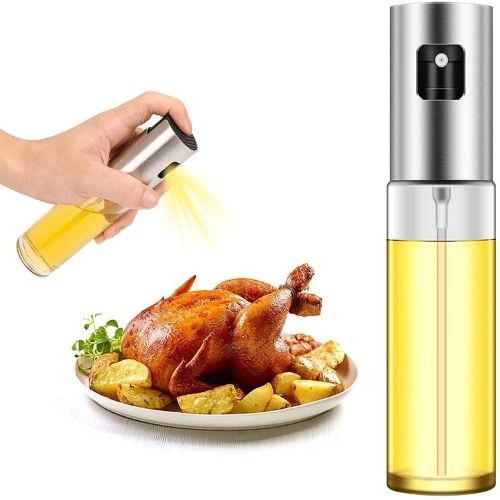 Clariom Cooking Oil Sprayer – Stainless Steel Bottle for Precise Control