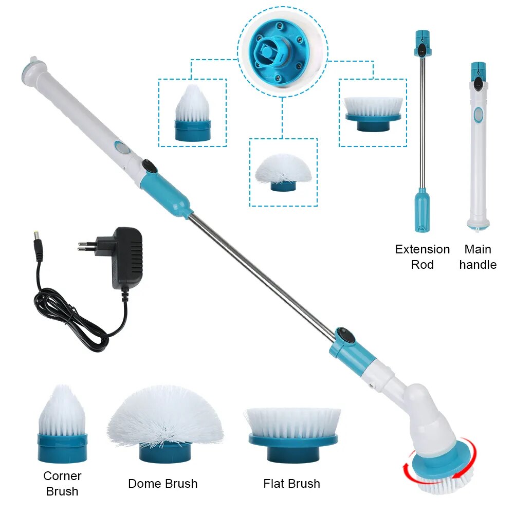Clariom Electric Spin Cleaner – Stainless Steel Sink Scrubber
